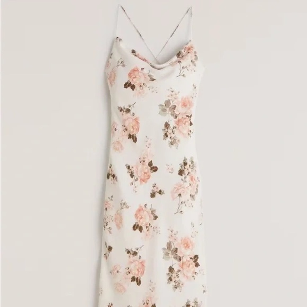 Abercrombie Cowl Neck Floral Dress